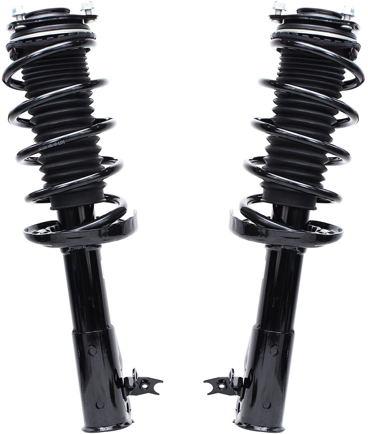 Detroit Axle - Struts Shocks for 2006-2011 Honda Civic Acura CSX Complete 2 Front Struts & Coil Springs 2 Rear Shock Absorbers 2007 2008 2009 2010 Replacement Quick Install Ready Struts Assembly