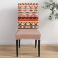 Aztec Traditional Ethnic Dining Chair Cover 4/6/8PCS Spandex Elastic
