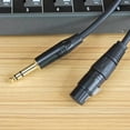 thumbnail image 4 of Noise Balanced Female XLR to TRS Stereo 6 35mm Cable for Sound Systems, 4 of 10
