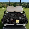 thumbnail image 2 of Pzuqiu Golf Cart Accessory with 4 Front Pockets Polyester, Compatible with Outdoor Golf Carts, for EZGO Yamaha Club Car, Spider Web Pattern, 2 of 9