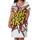 thumbnail image 2 of Vestido de verano holgado con bolsillo ropa de arte cómic Flash arte moderno cultura Pop, 2 of 6