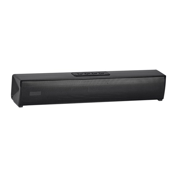Compact 17" Soundbar for TV,80W 2.0 Channel Bluetooth Speaker System with AUX,Remote,Easy Setup for Home Theater,PC,Projector