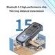 thumbnail image 5 of Pisexur Accesorios Para AutoAdaptador de audio Bluetooth 5.3 actualizado de 24 años con clip trasero, receptor y transmisor Bluetooth para coche, AUX y comunicación tres en uno., 5 of 9