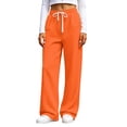 thumbnail image 2 of Women's Jogger Pants With Elastic Drawstring Wasit Pants Waist Multi-Pockets Casual Sweatpants For Active Gym Sessions, 2 of 7