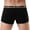 Black, variant on Men's Boxer Briefs Soft Breathable Cotton Underwear with Comfort Flex Waistband