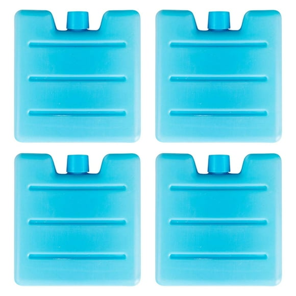4x Paquetes de hielo Bloques de hielo Accesorios portátiles Bolsa térmica para almuerzo Paquetes de congelación 100 ml