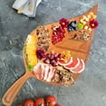 Party condiments food storage 2025 Leaf Board Charcuterie Board Set