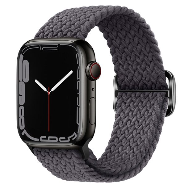 Correa de bucle trenzado para Apple watch, pulsera elástica Solo para iWatch series 7 se 3 6 Ultra 8, 44mm, 40mm, 45mm, 41mm, 42mm, 38mm, 49mm