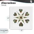 thumbnail image 4 of Stupell Industries Eclectic Lily Pad & Fern Mandala Canvas Art, 17 x 17, by Beth Adoette, 4 of 8