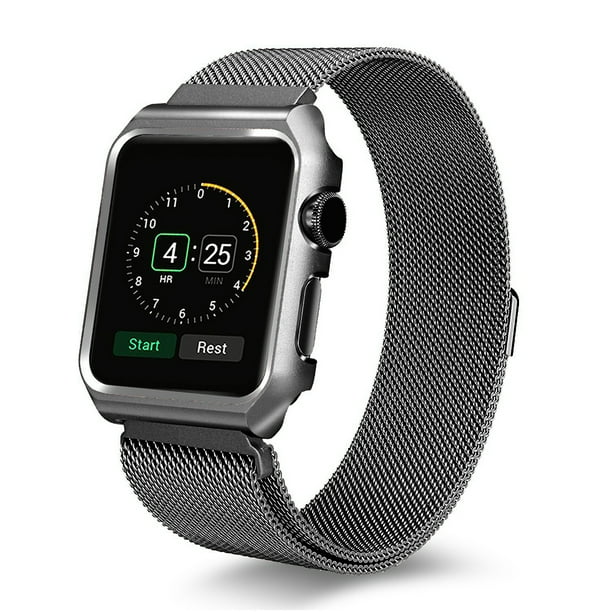 apple watch series 5 black milanese loop