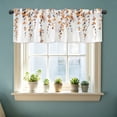 thumbnail image 2 of CoreLiving Valance Curtains for Kitchen Windows, Watercolor Lavender Leaves Printed Short Topper, Decorative Window Treatments for Bedroom Bathroom Cafe, 1 Pack, 2 of 5