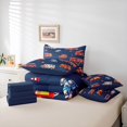 thumbnail image 6 of Homewish Fire Truck 7-Piece Twin Bedding Sets,Ambulance Vehicle Bedding Comforter Set,Red Deepblue Sheet Sets For Kids,Microfiber Bedroom Decor Reversible, 6 of 8