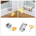 thumbnail image 2 of Fermeture Baie Coulissante,2 PCS Serrure Fenêtre Coulissante Anti-dérapant Alliage Aluminio Serrure de Fenetre de Sécurité avec Clé Bloque Porte Coulissante Verrou Coulissante pour Enfants, 2 of 5