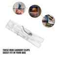 thumbnail image 3 of IDEANATEGRATE 50Ud Clips Pequeños Transparentes Para Colgar Fotos Y En Hogar, 3 of 7