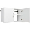 thumbnail image 6 of Prepac's HangUps Upper Storage Cabinet - Elegant and Spacious Wall Cabinets to Maximize Your Storage, 36" Size, Classic White Finish, 6 of 19