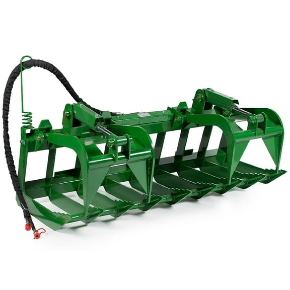 Titan Attachments Root Grapple Bucket Tractor Attachment, Hook and Pin Connection