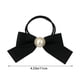 thumbnail image 4 of Diadema elegante francesa con lazo de perlas, cinta para el pelo, moda retro, versátil, elástica, accesorio para el cabello, accesorio para el cabello para mujer, 4 of 8