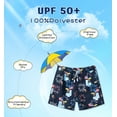 thumbnail image 6 of SURF CUZ Boys Swim Trunks with Boxer Brief Liner Toddler Boy Stretch Swimsuit Shorts Quick Dry Swimming Trunks Bathing Suit, 6 of 7