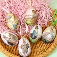 thumbnail image 1 of Easter Egg Hanging Colorful And Varying Sized Foam Easter Egg Decorative Eggs DIY Craft Styles Featuring Rabbit And Patterns Suita, 1 of 3