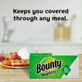 thumbnail image 3 of Bounty Quilted Napkins, 1-Ply, White, 100 Count, 3 of 8