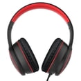 thumbnail image 2 of Auriculares supraaurales RORSOU R10 con micrófono negros, 2 of 7