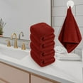thumbnail image 5 of PALIFEUR Bath Towels Premium Hand Towels for Bathroom, 27.6x13.8", Highly Absorbent Soft Towels Hangable Wash Cloths Quick Drying Lighter Weight Towels for Bathroom, Gym, Shower, Beach(Red), 5 of 8