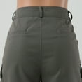 thumbnail image 6 of Gray Women's Shorts, Womens Summer Outdoor Active Hiking With Pockets Short Pants,Women's Shorts 3XL, 6 of 6