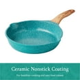 thumbnail image 6 of The Pioneer Woman Prairie Signature 30-Piece Cast Aluminum Cookware Set, Teal, 6 of 8