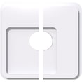 thumbnail image 1 of Ekena Millwork CMP12LN2-03000 12 in. OD x 3 in. ID Square Lucan Architectural Grade PVC Contemporary Ceiling Medallion - 2 Piece, 1 of 4
