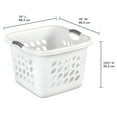 thumbnail image 2 of Sterilite, 1.5 Bushel / 53 Liter Ultra Square Laundry Basket, 2 of 3