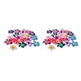 thumbnail image 2 of maskred 20 Assortis Couleur Fleur Polymère Argile Perles Découvertes Bijoux Faisant 35mm 2Set, 2 of 6