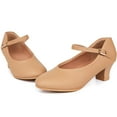 thumbnail image 7 of Dynadans Character Shoes for Women 1.5" Heel Ankle Strap Salsa Musical Theater Dance Shoes, 7 of 7