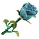thumbnail image 1 of Rose Ring Box Rose Shaped Jewelry Box Zinc Alloy from Scratch for 1Set, 1 of 5
