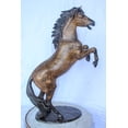 thumbnail image 6 of Nifao Exquisite Galloping Horse Bronze Statue, Exceptional Detail – Home Decor Sculpture, 28"L x 12"W x 40"H, 6 of 10