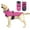 Hot Pink, variant on BT Bear Dog Harness Jacket, High Collar Reflective Dog Jacket with Handle, Warm Dog Cold Weather Coat, Pet Coat Vest for Small Medium Large Dogs Grey S
