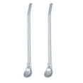 thumbnail image 3 of AMERTEER Spoon 2Pcs Straw Spoon Long Handle Mixing Yerba Mate Stainless Steel Bombilla Filter Teaspoon for Party, 3 of 6