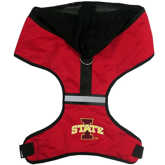 Pets First Collegiate Iowa State Cyclones Dog Harness - Football Pet Harness Vest - Dog Leash Harness - Adjustable - Medium