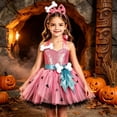thumbnail image 2 of Splozh Toddler Party Dress Princess Dress Kids Girls Tutu Dress Headband 2 Piece Girls Kids Outfits Halloween Dress Set,Pink,9-10 Years, 2 of 8