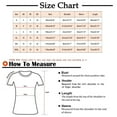 thumbnail image 2 of Pxiakgy Hot Sale!! Women's Polo Shirts 3/4 Sleeve 3-Button Cotton Cool Shirts Casual Business Collared Shirts Tops Summer Striped Print Tops Collared Down T Shirts Breathable Trendy Tunic Tops Xl, 2 of 4