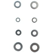Hyper Tough 300-Piece Flat Washer Assortment with Clear Storage Case, Zinc Plated