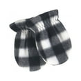 thumbnail image 6 of Hudson Baby Unisex Baby Trapper Hat, Mitten and Bootie Set, Black White Plaid, 18-24 Months, 6 of 6