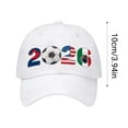 thumbnail image 3 of CaiYueKe 2026 Casquette de Soccer Soccer Ajustable Coton Lavé Profil Bas Non Structurée Casquette de Baseball pour Hommes Femmes Supporteurs Fans Extérieur Protection Solaire Tenue Décontractée Jour de Match Fête de Hayon, 3 of 6