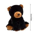 thumbnail image 3 of Peluche suave, adorable oso negro para niños, juguete adorable para niños y niñas, 3 of 7