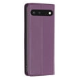 thumbnail image 4 of TECH CIRCLE Slim Wallet Phone Case for Google Pixel 8,Hidden Magnetic Closure Folio Flip Kickstand Credit Card Slos Shockproof Premium PU Leather Wallet Protective Phone Case for Google Pixel 8,Purple, 4 of 9