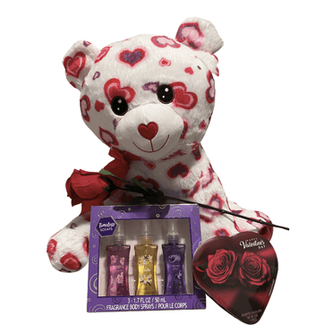 Hearts Bear 4 Pc Gift Set
