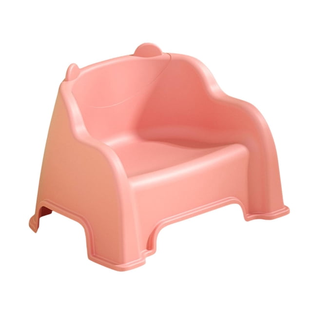 Langgg Small Stool Foot Rest Sturdy Under Footrest Desk Support Back with Yellow Footstool Pink 33x25.5x23.8cm