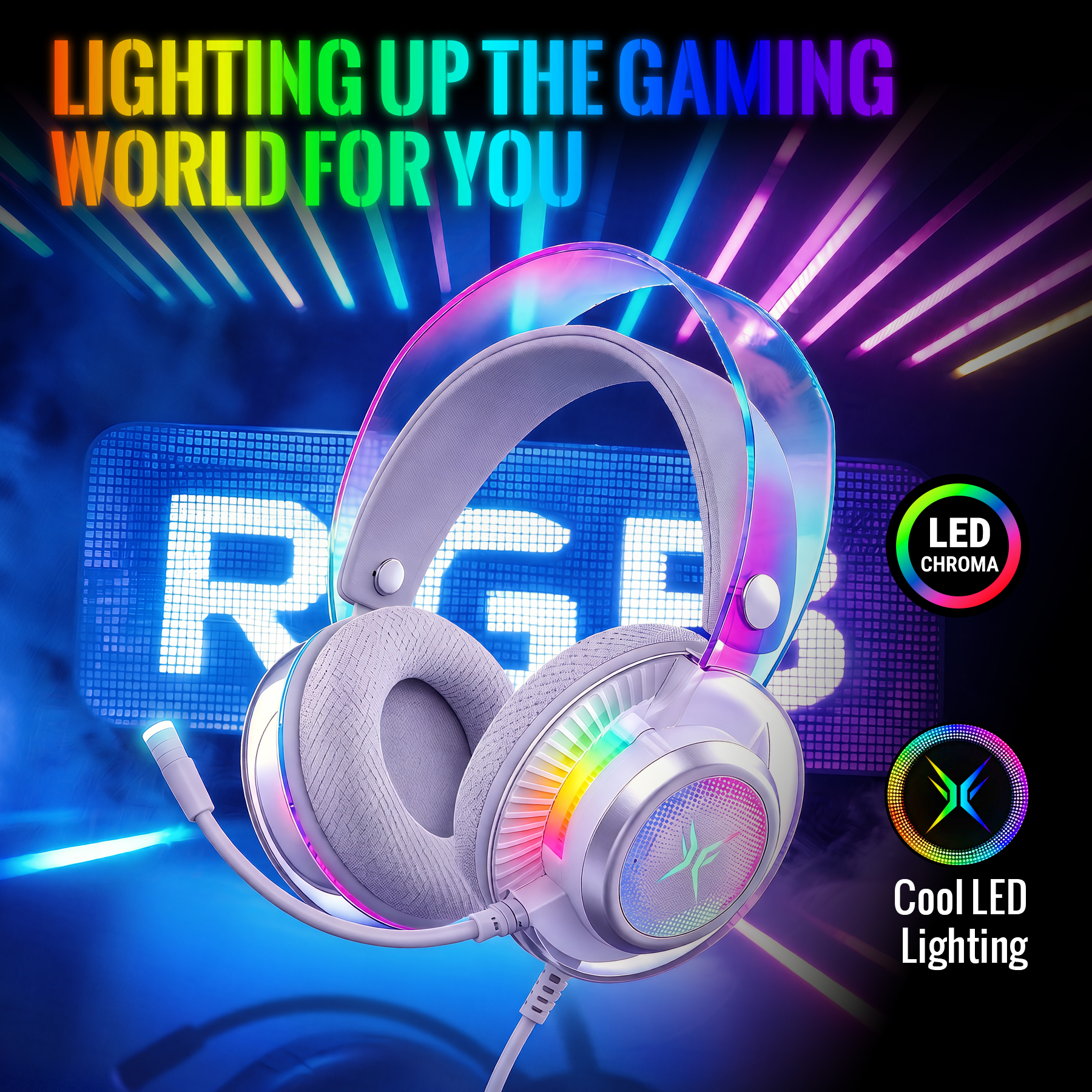VEATOOL G5 7.1 Surround Sound USB Gaming Headset photo 2