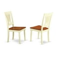 thumbnail image 2 of East West Furniture Plainville 11" Wood Dining Chairs in Cream/Cherry (Set of 2), 2 of 2