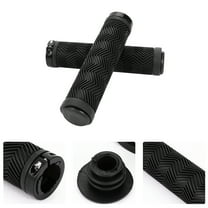 DECORNIJIA Rainy Day Cycling Bike Handlebar Grips Red Rubber 1 Pair