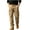 Bronze, variant on YABCSAZ Mens Fleece Lined Cargo Pants Thick Warm Winter Work Pants Multi Pocket Drawstring Elastic Waist Straight Leg Outdoor Hiking Joggers Trousers